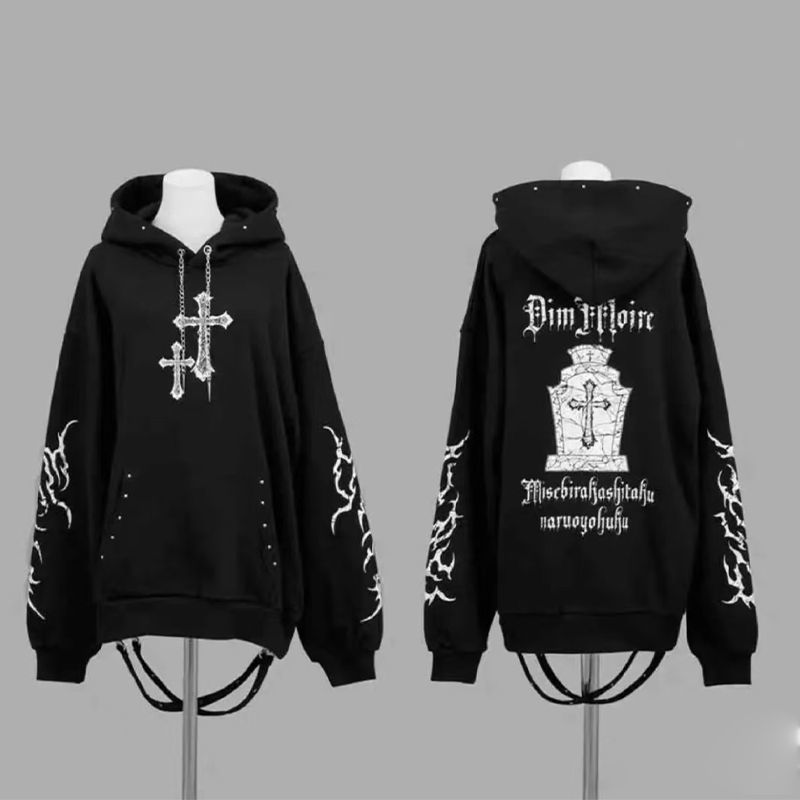 new Subculture Gothic Stylish  - Graphic Hoodie Streetwear recension och pris