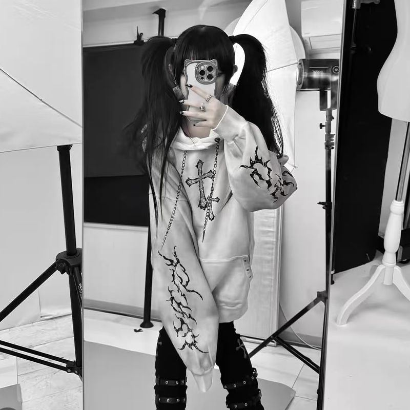 new Subculture Gothic Stylish  - Graphic Hoodie Streetwear recension och pris