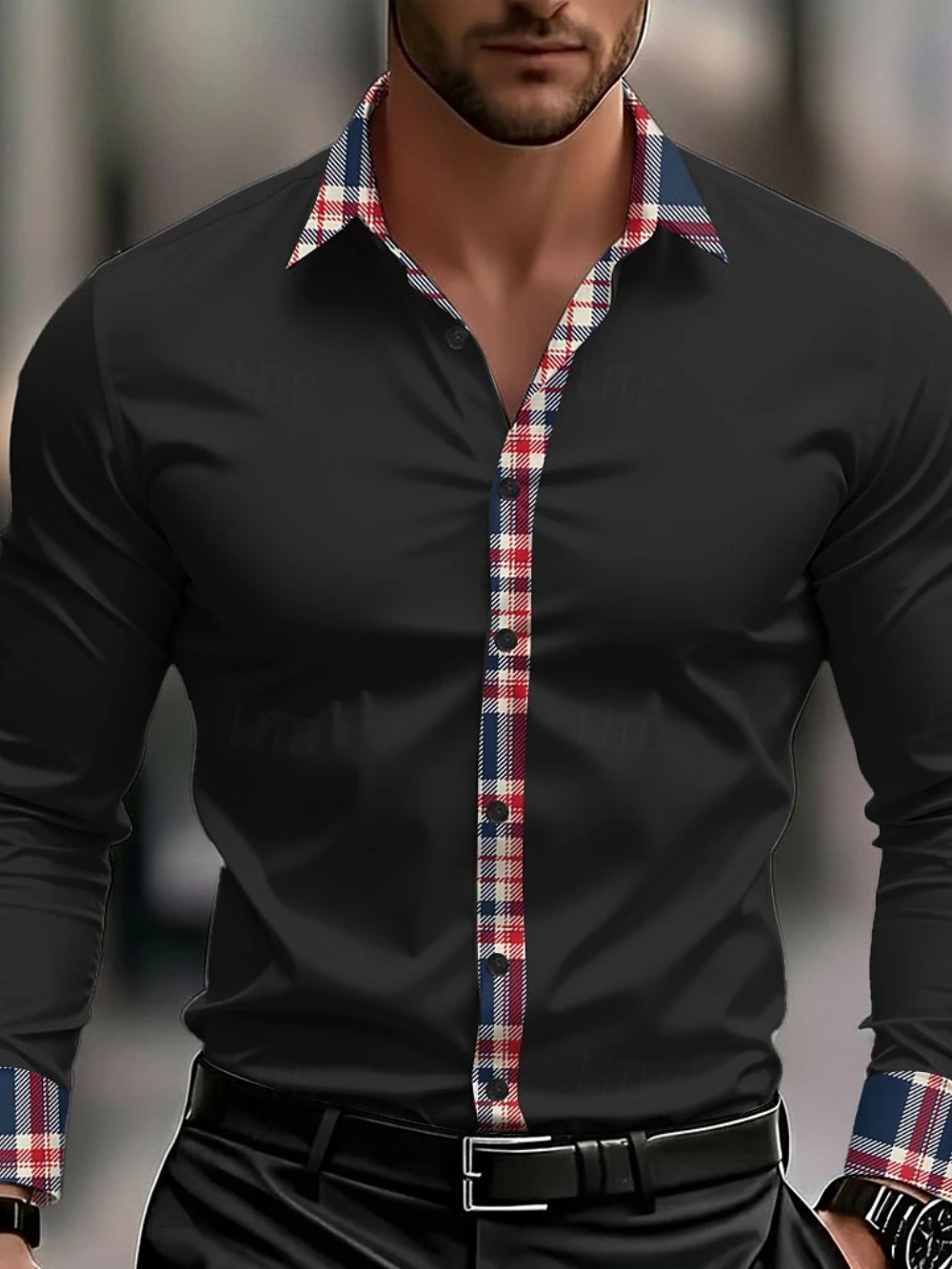Men's Business Casual Long Sle - Street Fashion Events recension och pris