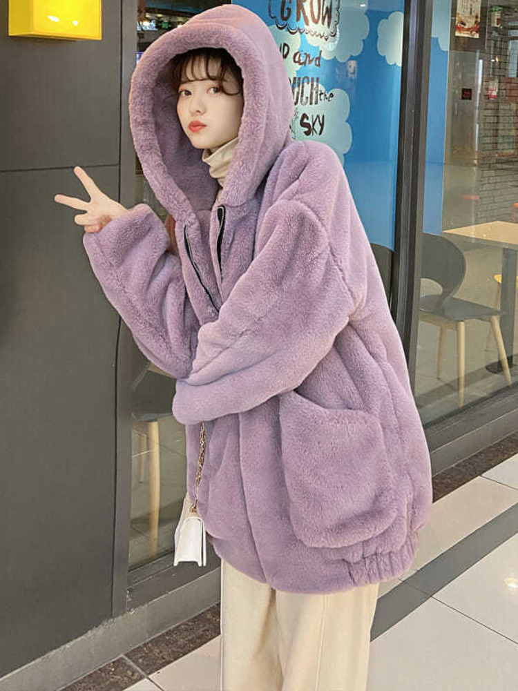 Autumn Winter Oversized Sweet  - Street Fashion Hong Kong recension och pris