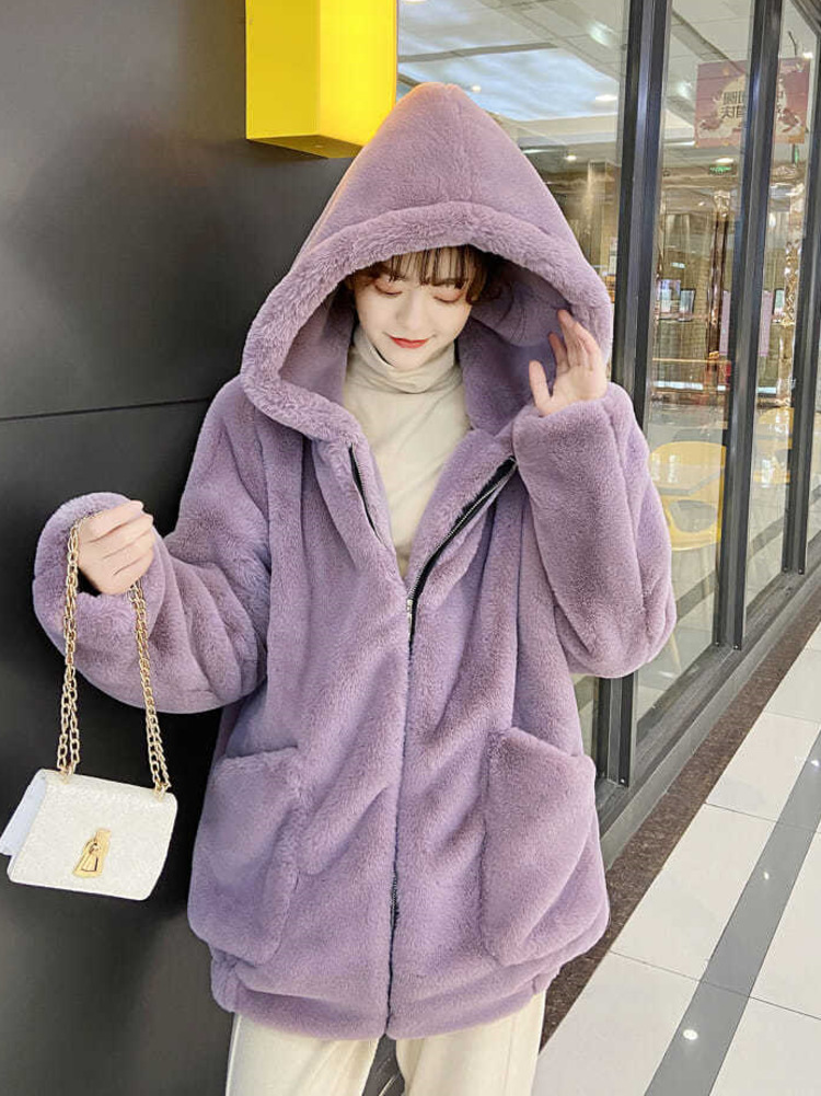 Autumn Winter Oversized Sweet  - Street Fashion Hong Kong recension och pris