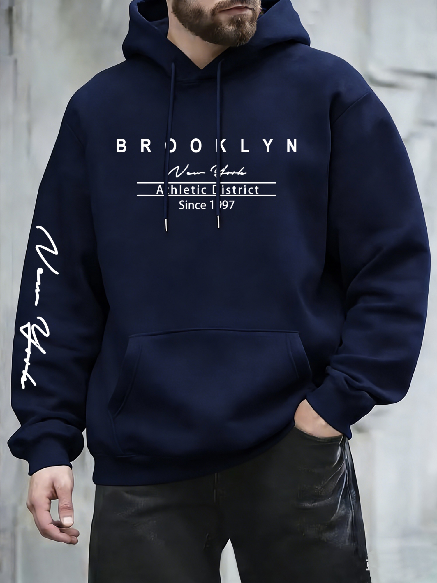 Urban fashion men's hoodie on  - Street Fashion New York recension och pris
