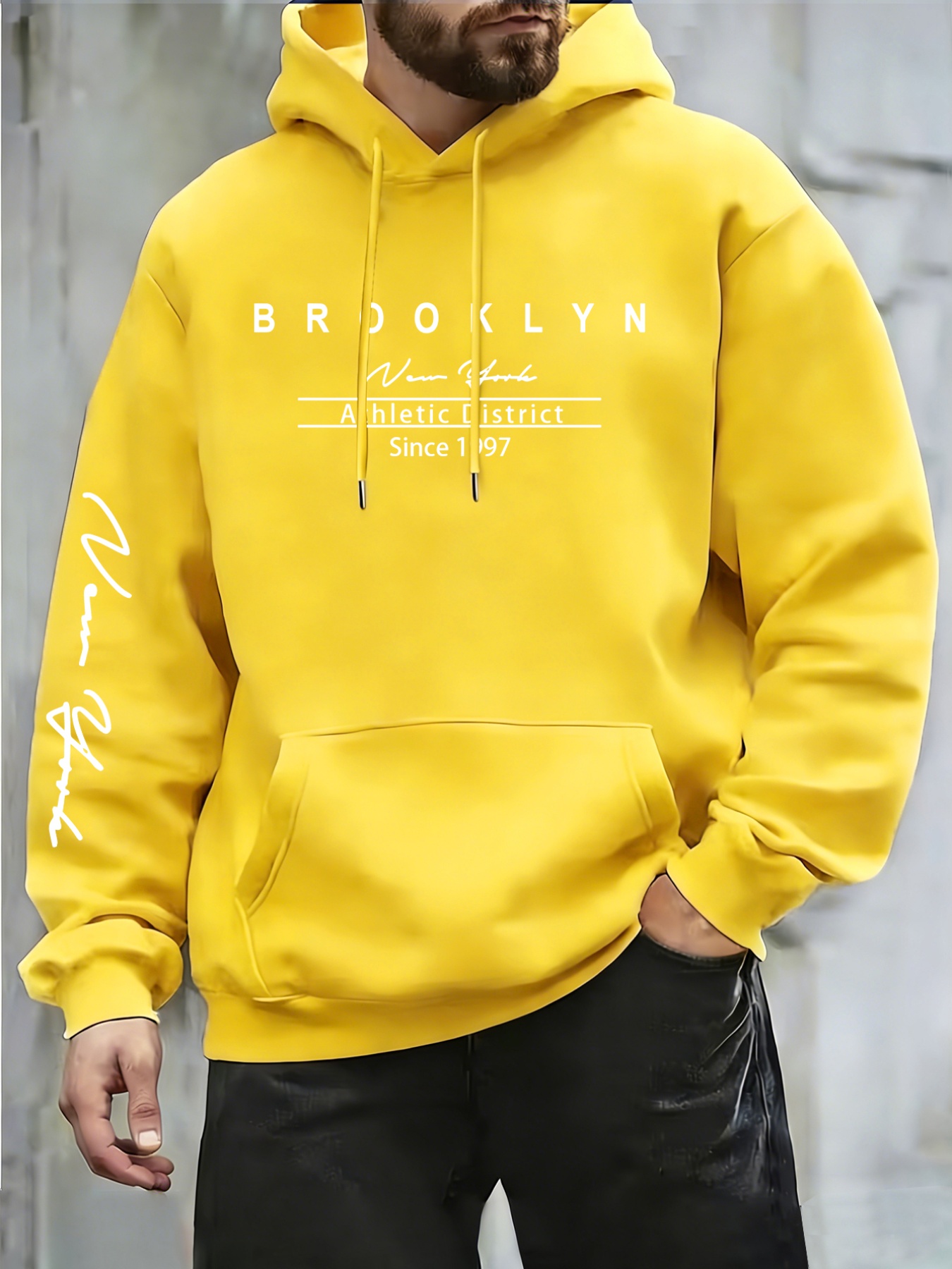 Urban fashion men's hoodie on  - Street Fashion New York recension och pris