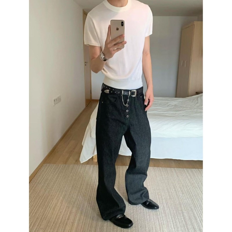 Mens Jeans Harajuku Summer Hon - Street Fashion Hong Kong recension och pris