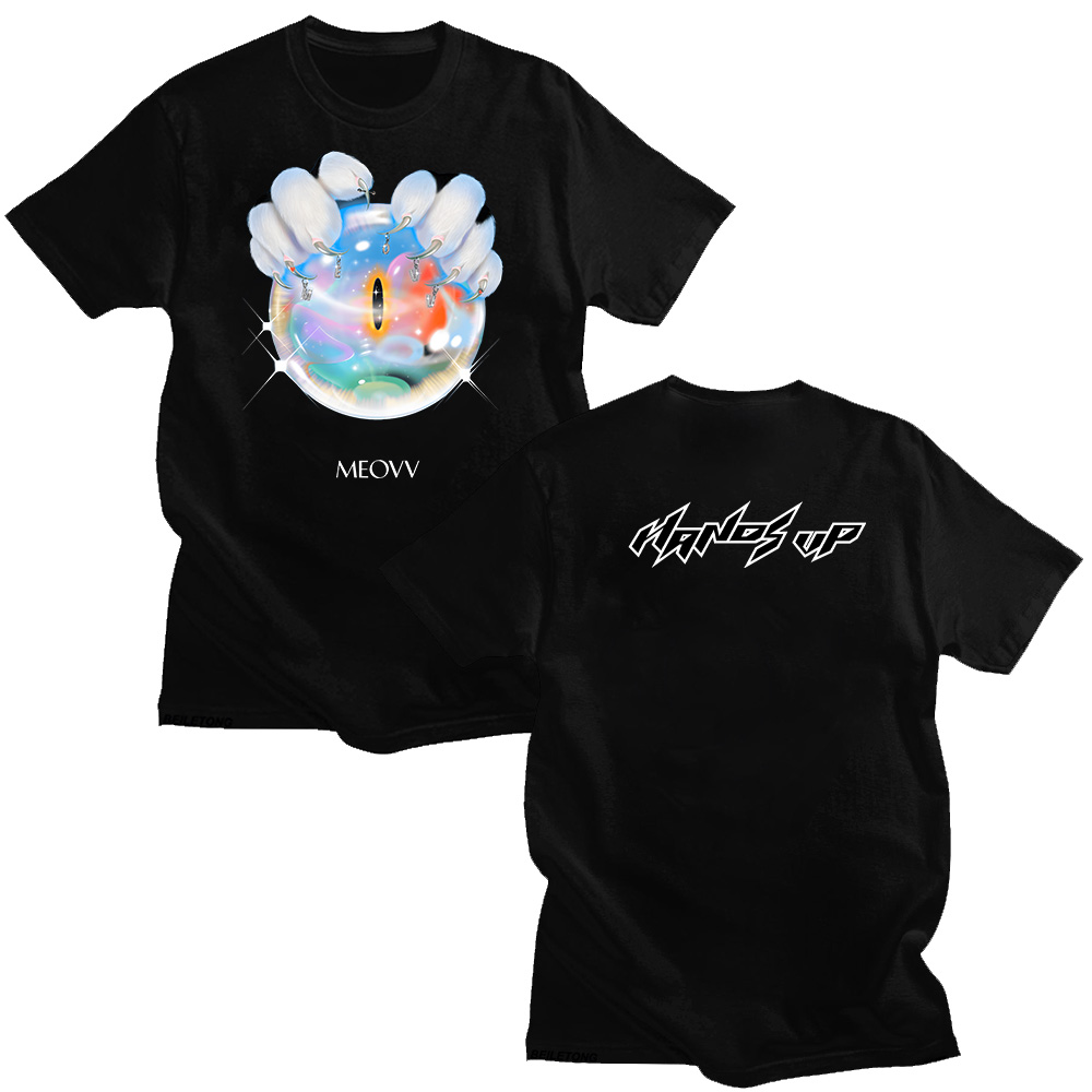 MEOVV Hands Up T shirts 2025 F - Graphic Hoodie Streetwear recension och pris