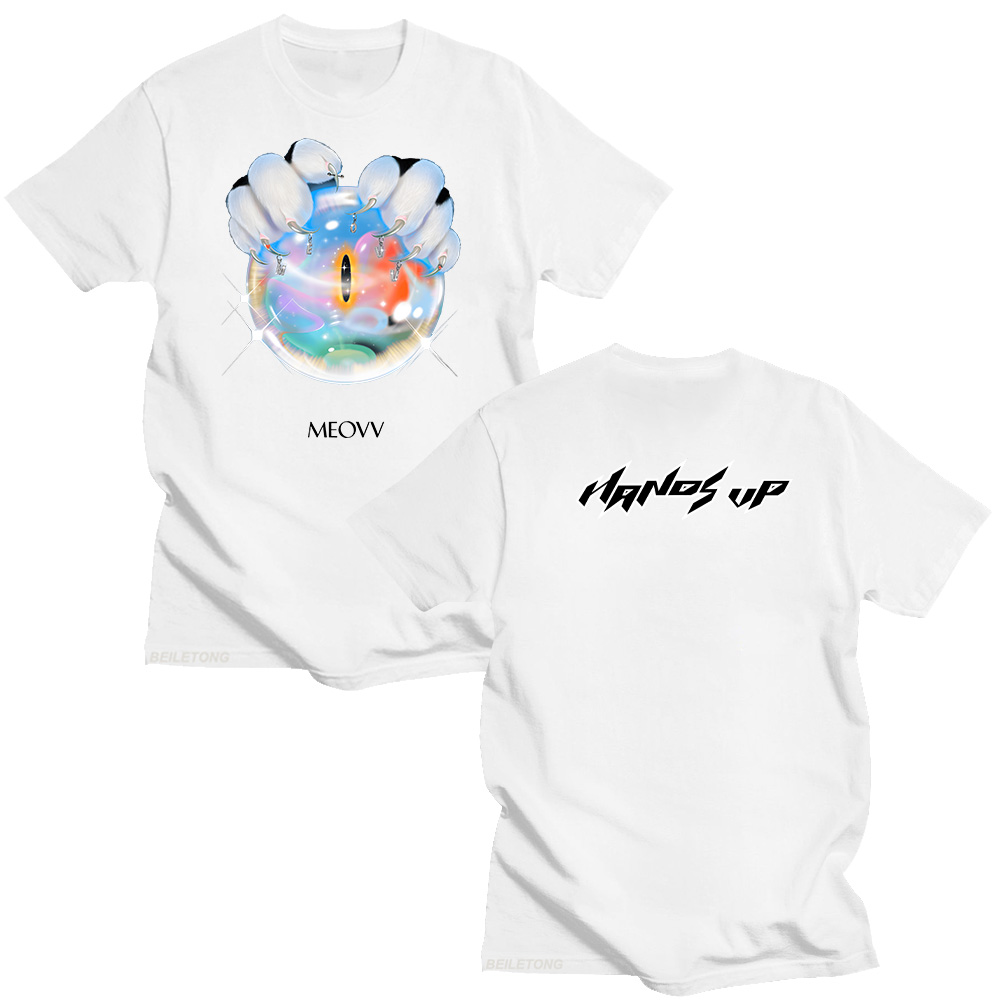 MEOVV Hands Up T shirts 2025 F - Graphic Hoodie Streetwear recension och pris