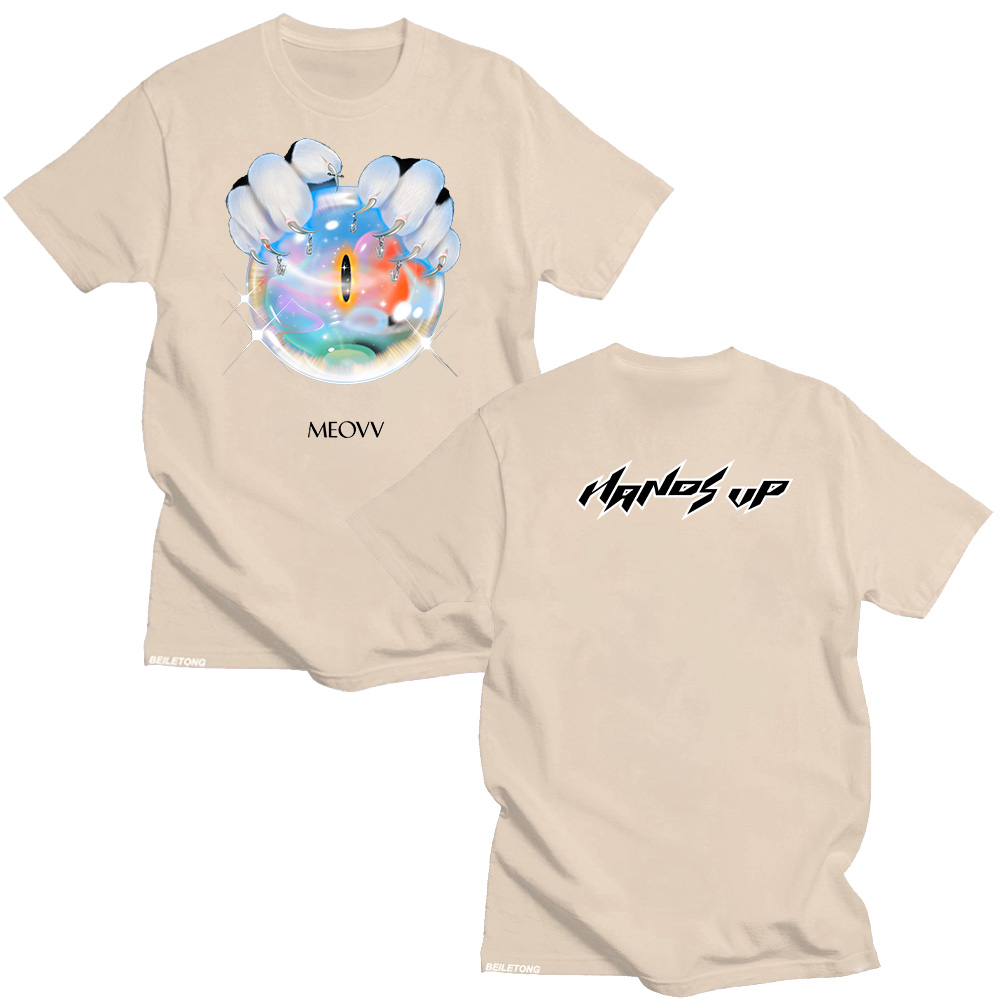 MEOVV Hands Up T shirts 2025 F - Graphic Hoodie Streetwear recension och pris