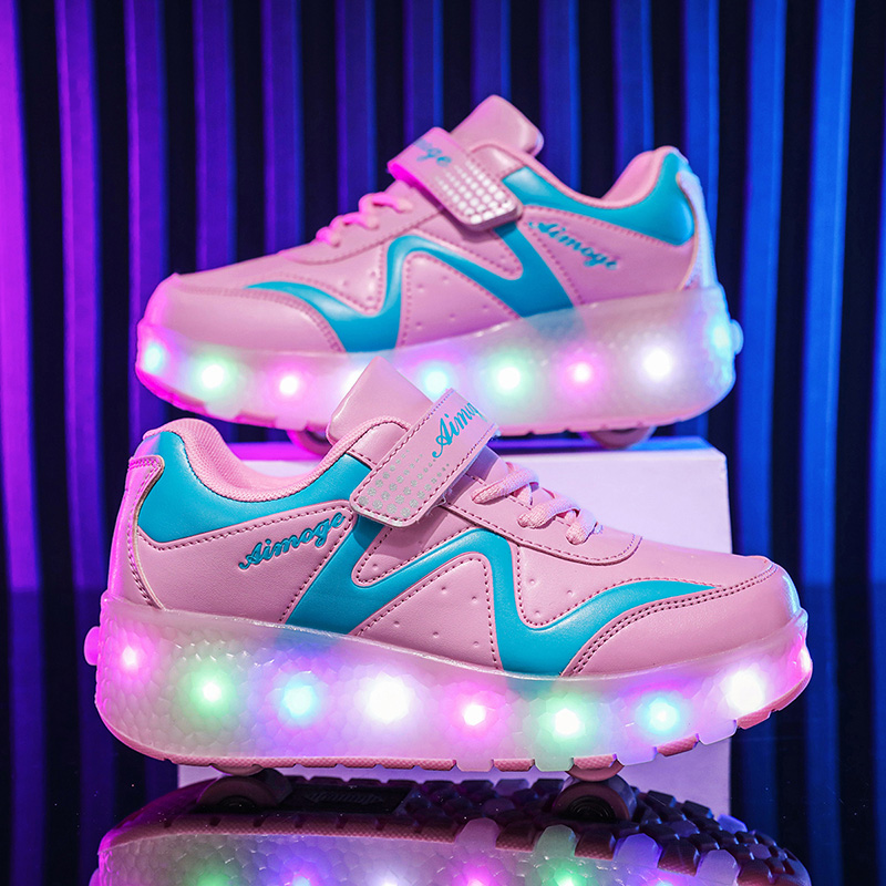 Fashion Luminous Roller Skates - Street Fashion Boy recension och pris