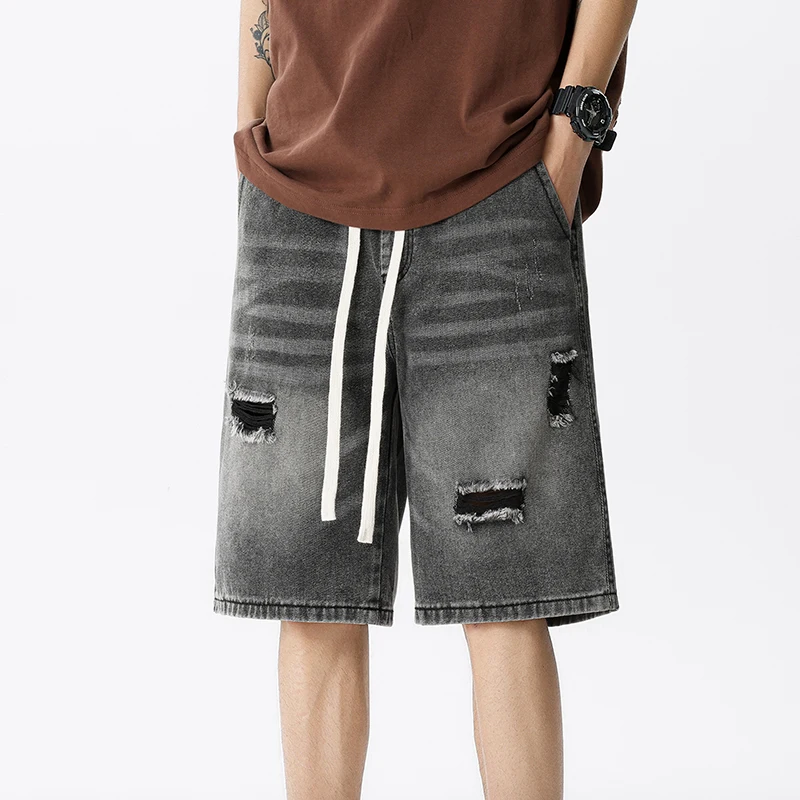 Summer Thin Denim Shorts Men's - Street Fashion Jeans recension och pris