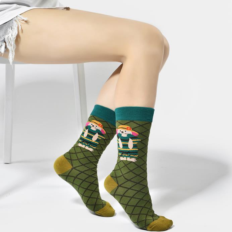 Women's Fashion Socks Cute Col - Fashion Street Cat recension och pris