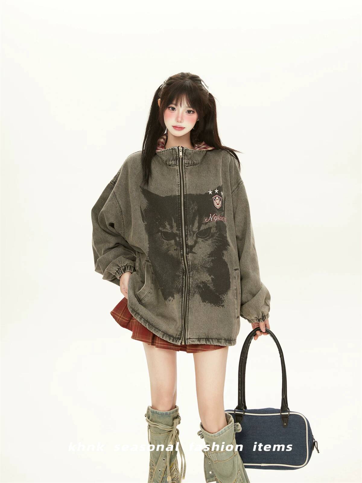 Women Denim Jacket 2026 Autumn - Fashion Street Cat recension och pris
