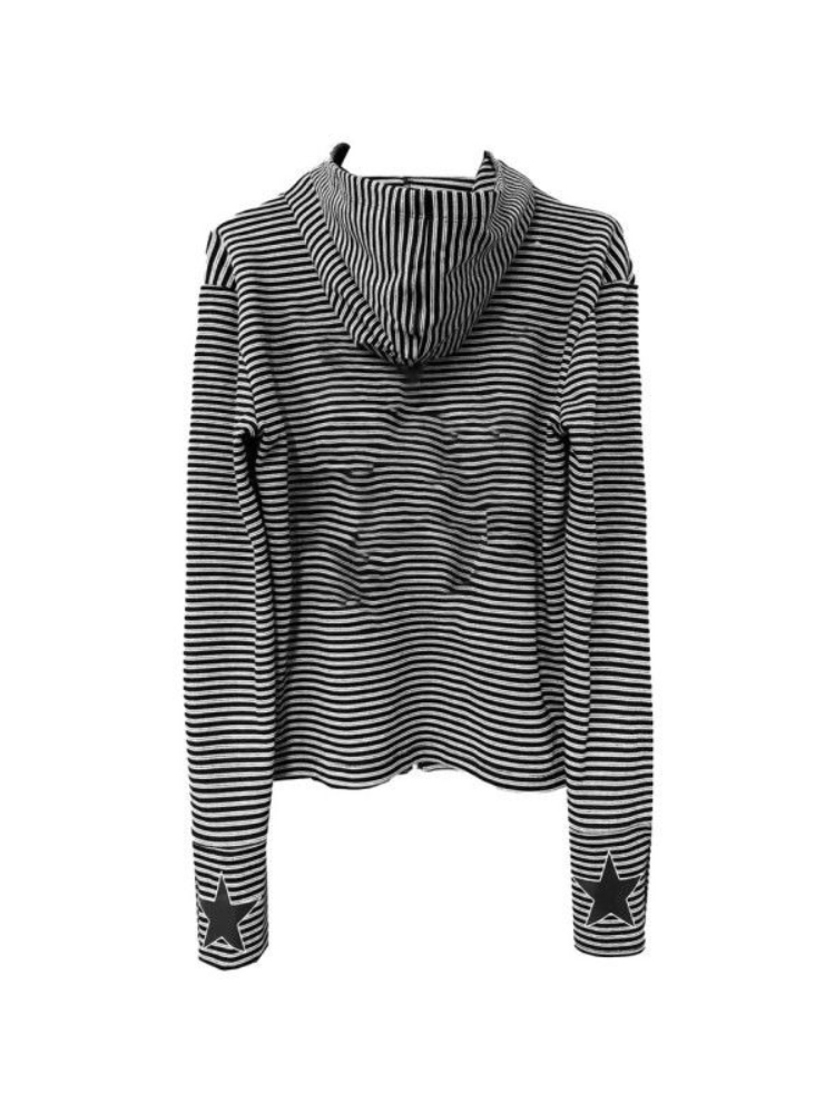 Men Women Gothic Style Striped - Graphic Hoodie Streetwear recension och pris