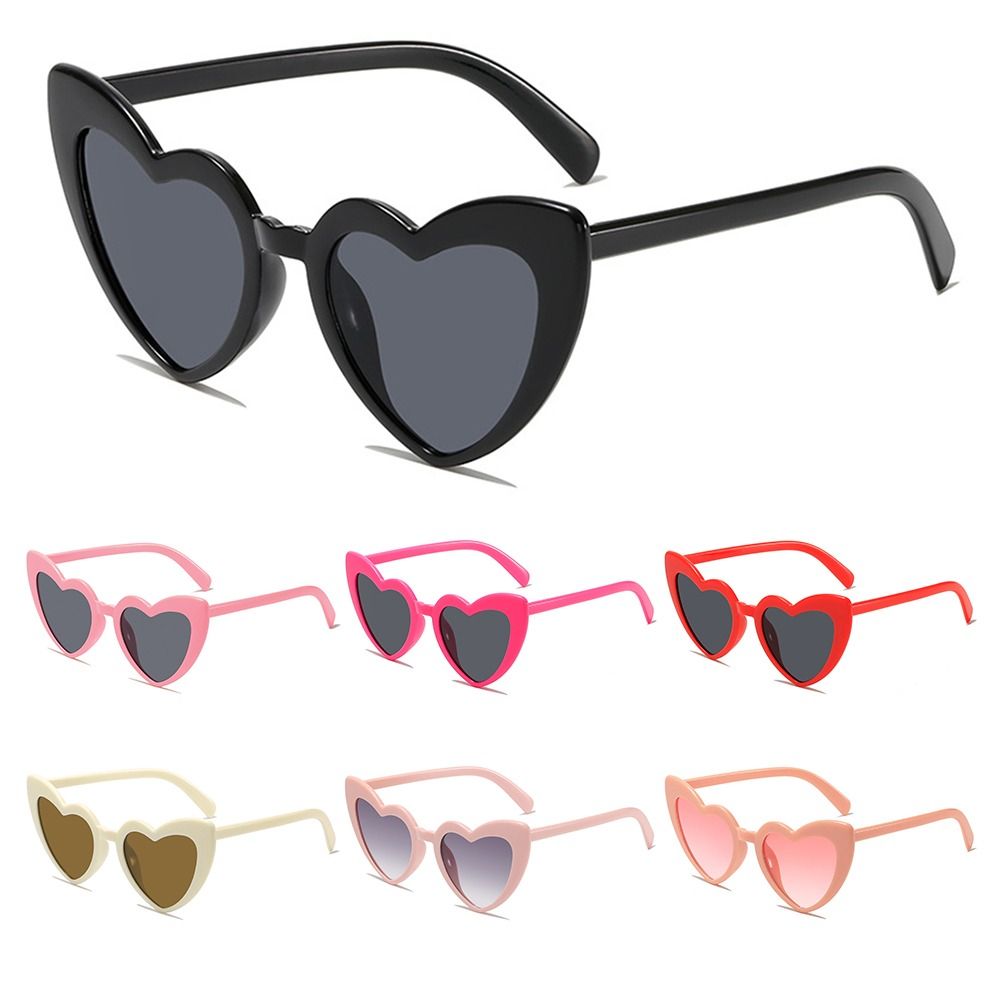 UV Protection Heart-Shaped Sun - Street Fashion Vintage recension och pris