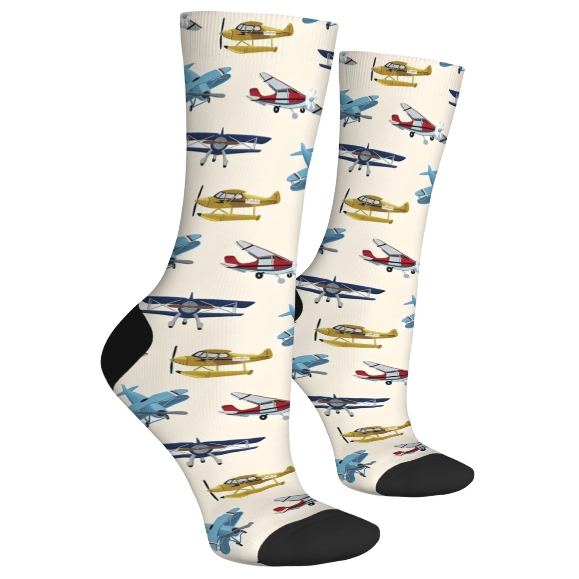 Nostalgic airplane men's socks - Street Fashion Style Youtube recension och pris