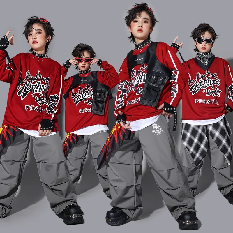 Boys K-pop Sweatshirt Fashion  - Street Fashion Boy recension och pris