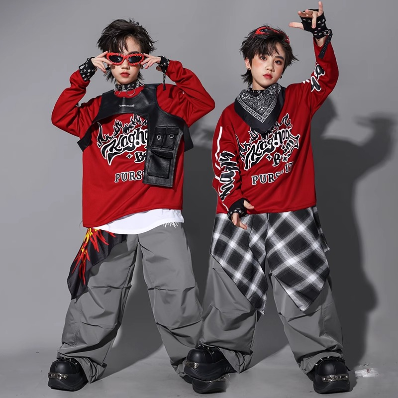 Boys K-pop Sweatshirt Fashion  - Street Fashion Boy recension och pris