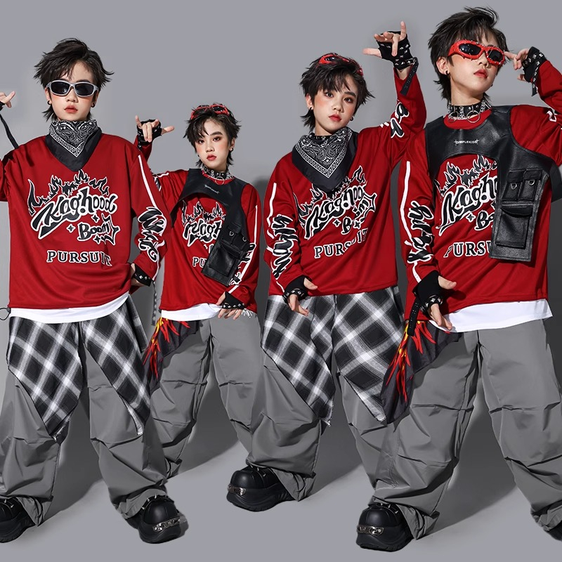 Boys K-pop Sweatshirt Fashion  - Street Fashion Boy recension och pris