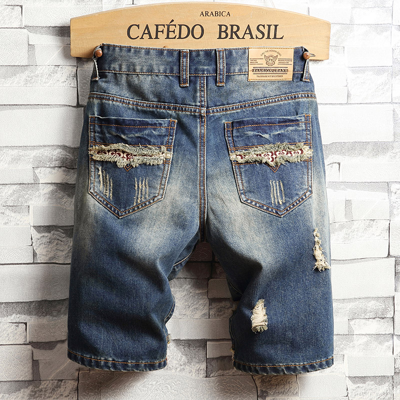 Ripped Hip-hop Denim Shorts Me - Street Fashion Jeans recension och pris