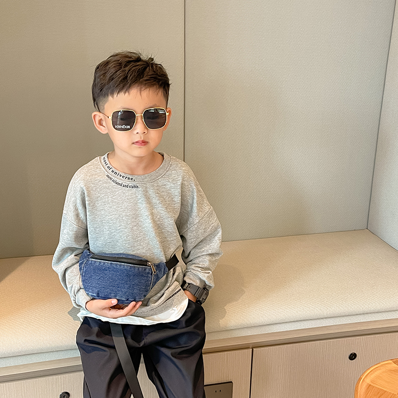 Fashion Denim Children's Waist - Street Fashion Boy recension och pris