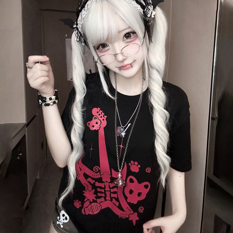 Japanese Cat Rock Printed Wome - Fashion Street Cat recension och pris