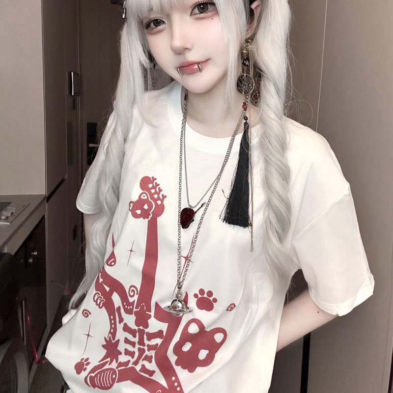 Japanese Cat Rock Printed Wome - Fashion Street Cat recension och pris