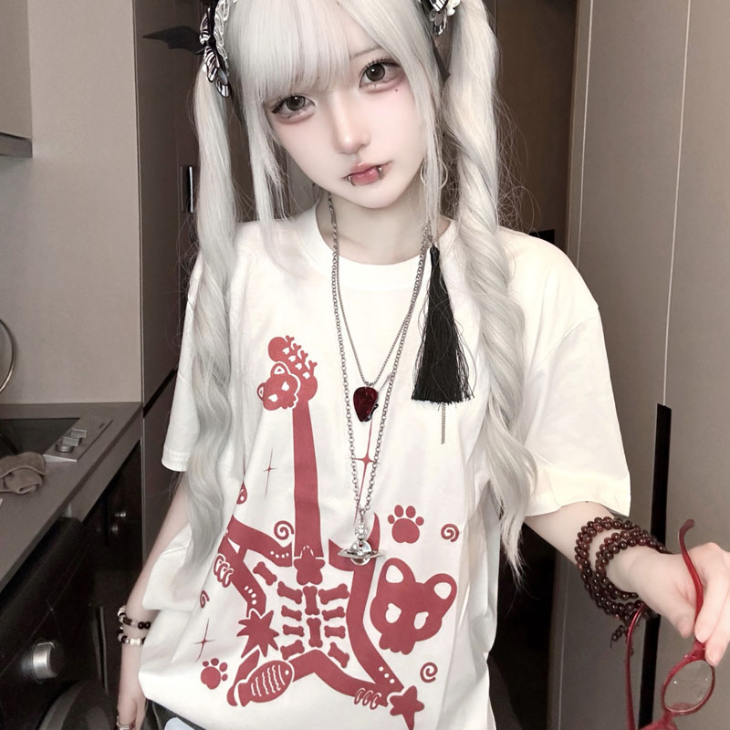 Japanese Cat Rock Printed Wome - Fashion Street Cat recension och pris