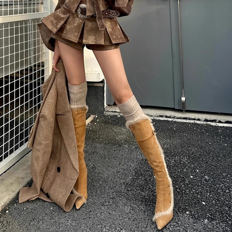 Sharp pointed fashion boots fo - Street Fashion Style Youtube recension och pris