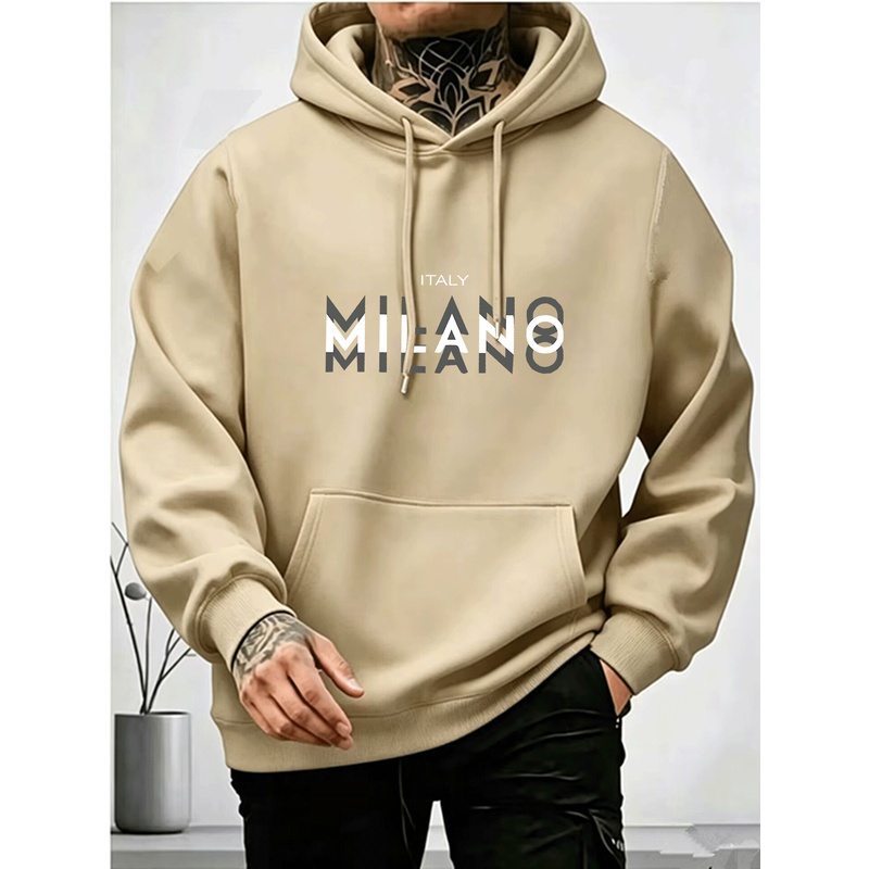 Men, fleece fabric, spring and - Street Fashion Milano recension och pris