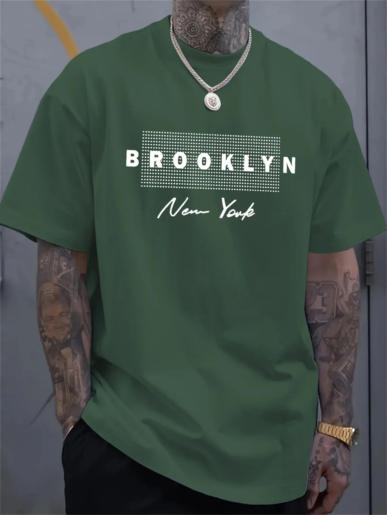 Men's New York Letter Printed  - Street Fashion New York recension och pris