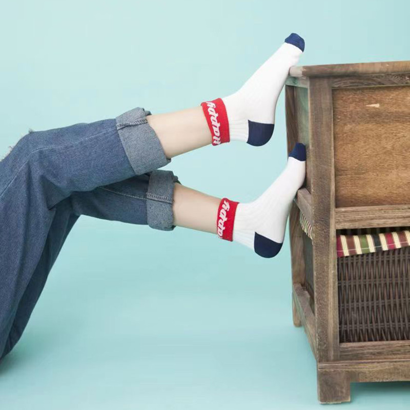 3Pairs Korean Cute Striped Cot - Street Fashion Style Youtube recension och pris