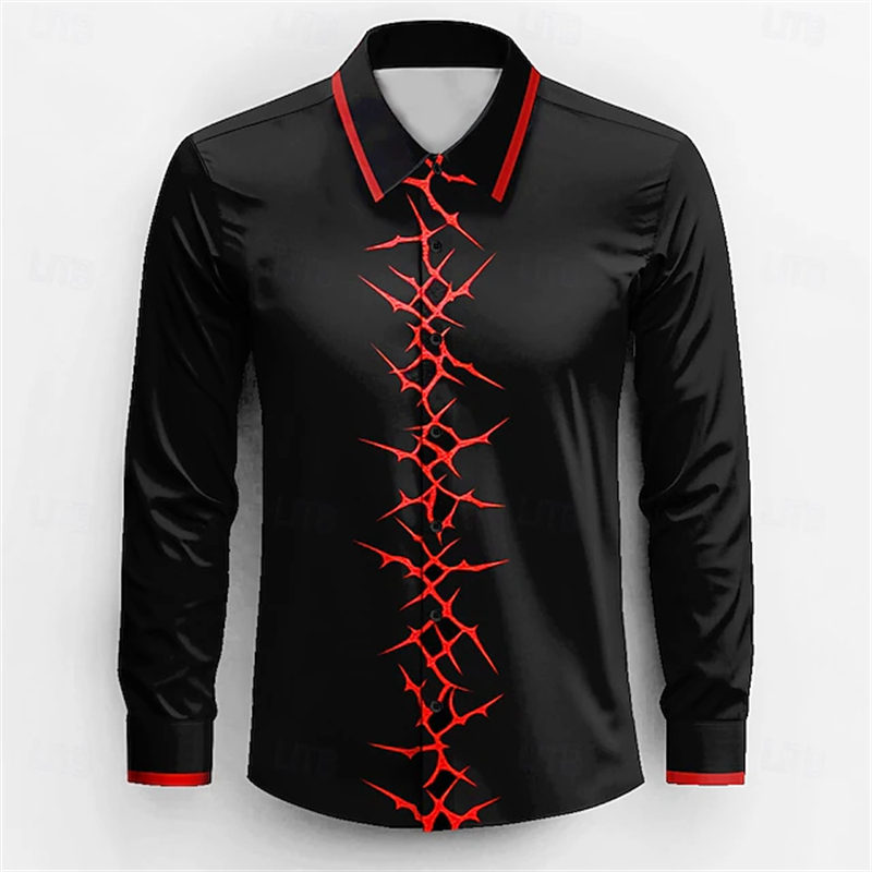 2026 Men's Long Sleeve Shirt C - Street Fashion Events recension och pris