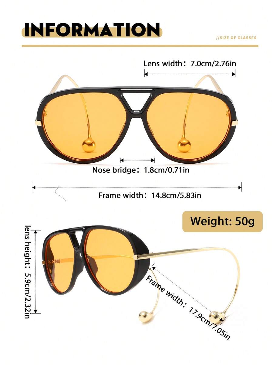 SGIAWETA-1pc Classic Aviator F - Street Fashion Events recension och pris