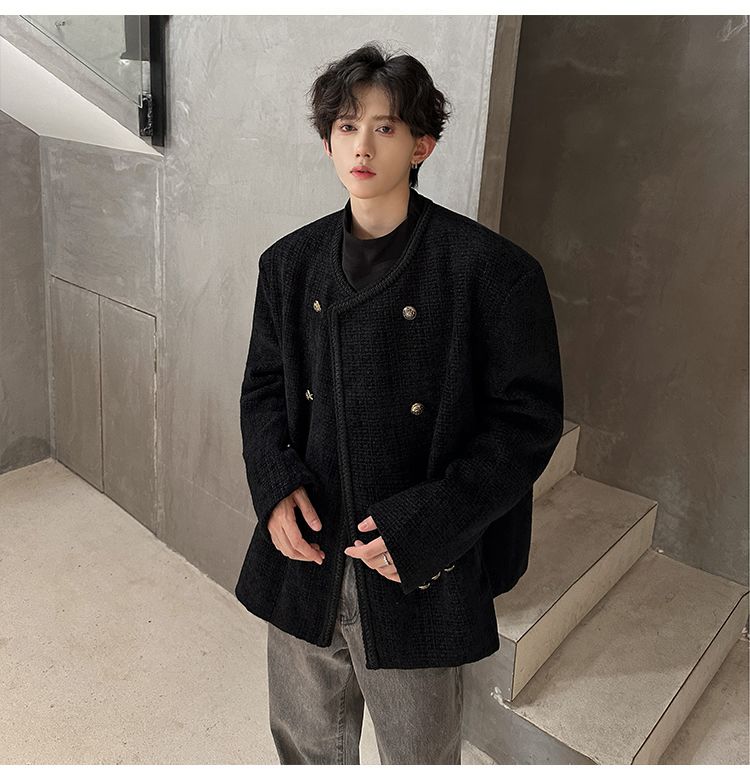 Wool Blend Jacket Man Extra La - Street Fashion Events recension och pris