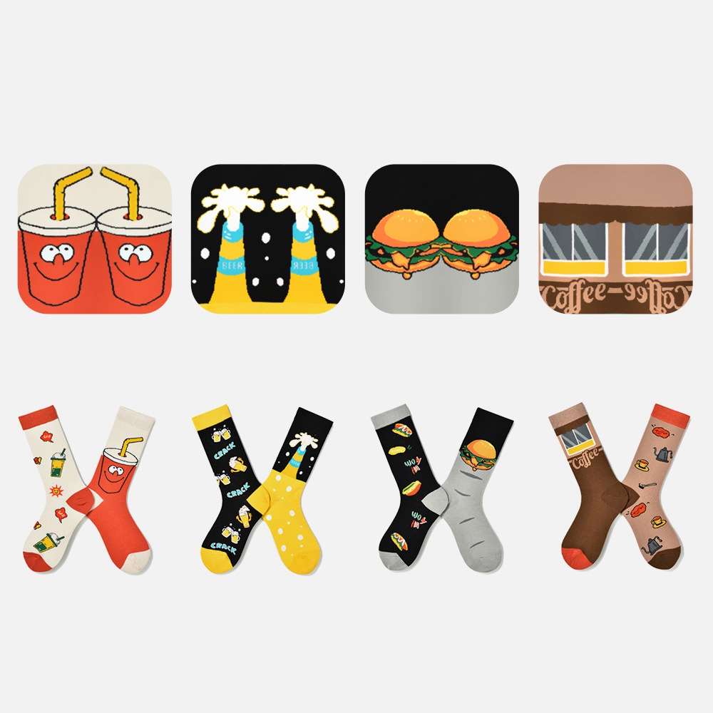 Fashion Fun AB Socks Happy Col - Fashion Street Cat recension och pris