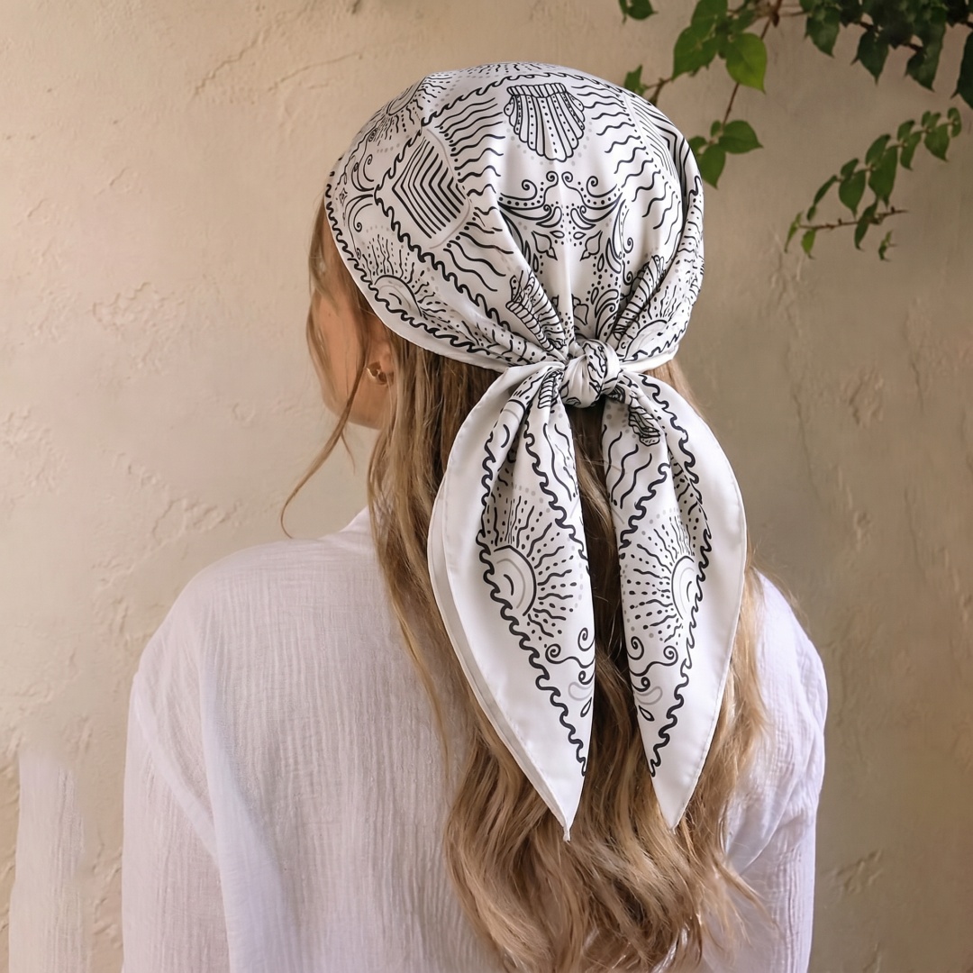 Woman Scarf Hijab Square Heads - Street Fashion Hijab recension och pris