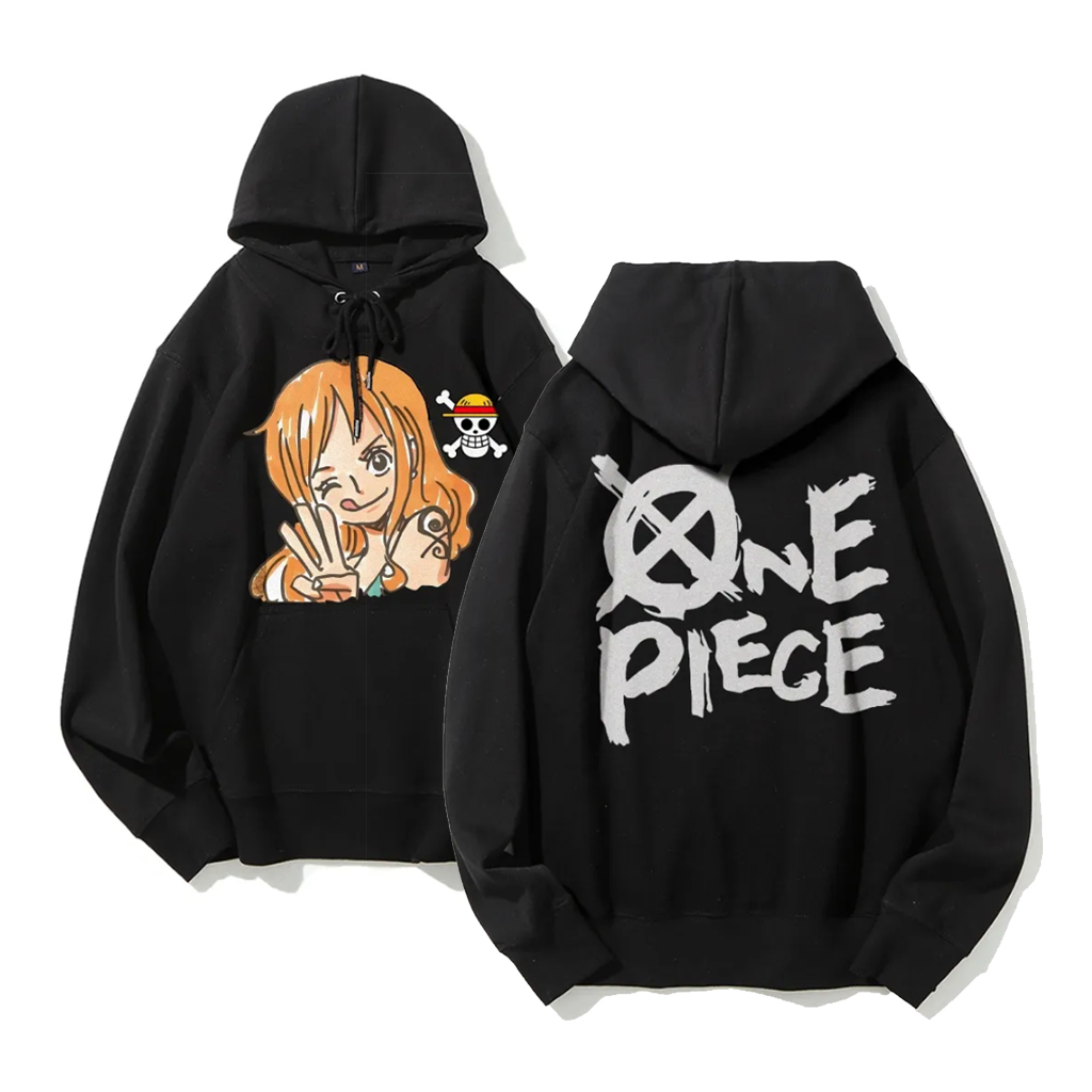One Piece Nami Anime Hoodie Me - Graphic Hoodie Streetwear recension och pris