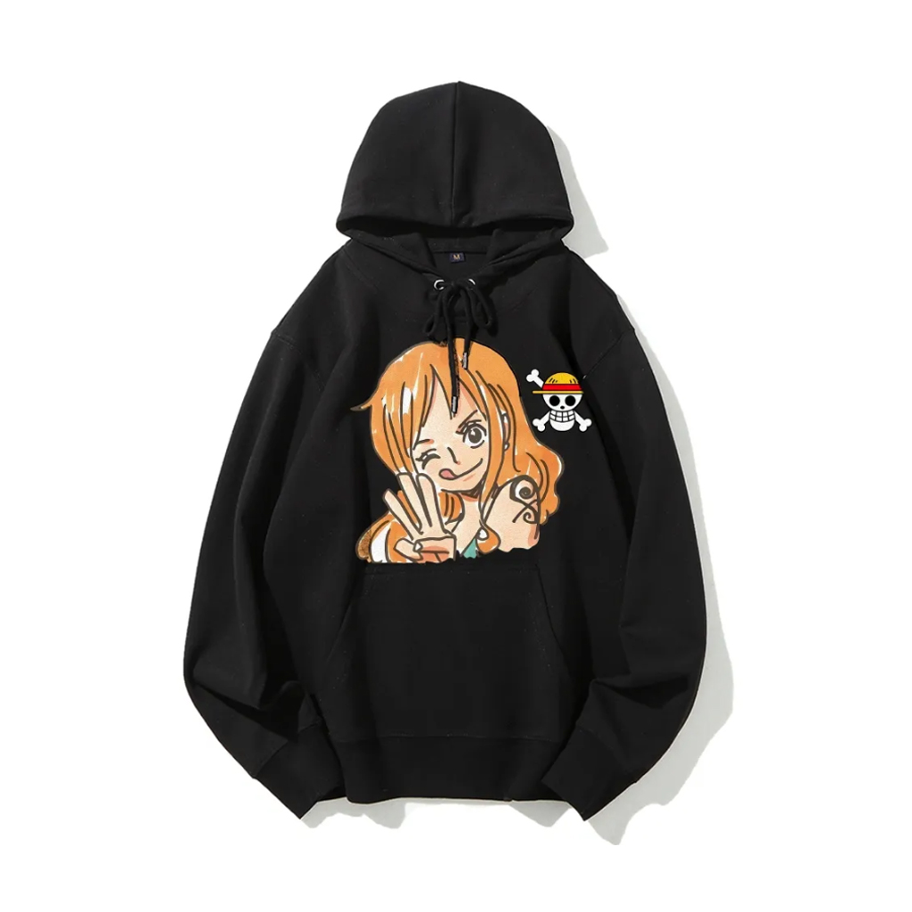 One Piece Nami Anime Hoodie Me - Graphic Hoodie Streetwear recension och pris