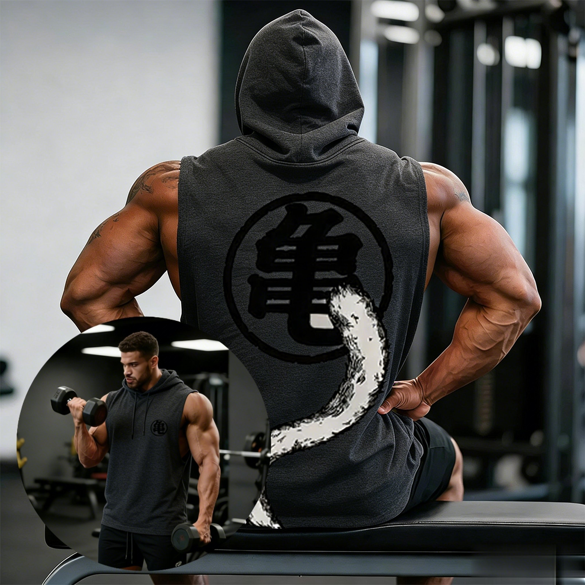 2026 Dragon Ball Anime Gym Ves - Graphic Hoodie Streetwear recension och pris