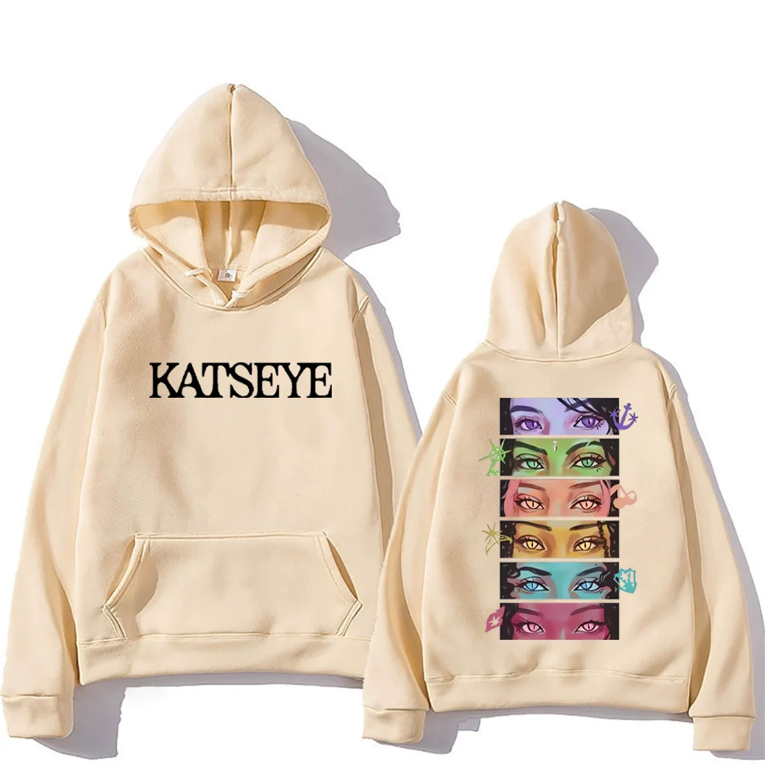 Korean Girl Group KATSEYE Grap - Graphic Hoodie Streetwear recension och pris