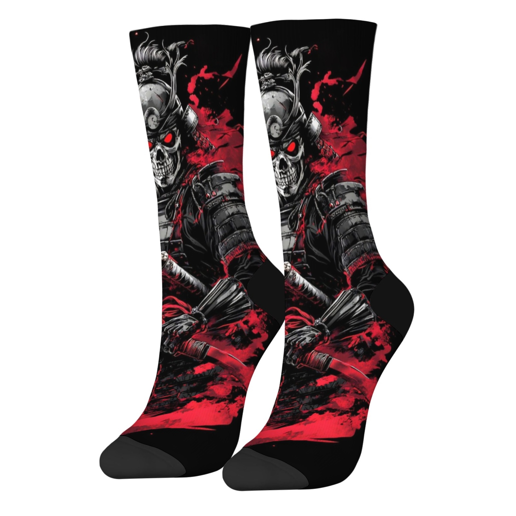 Skull Devil Warrior Men's Sock - Street Fashion Style Youtube recension och pris