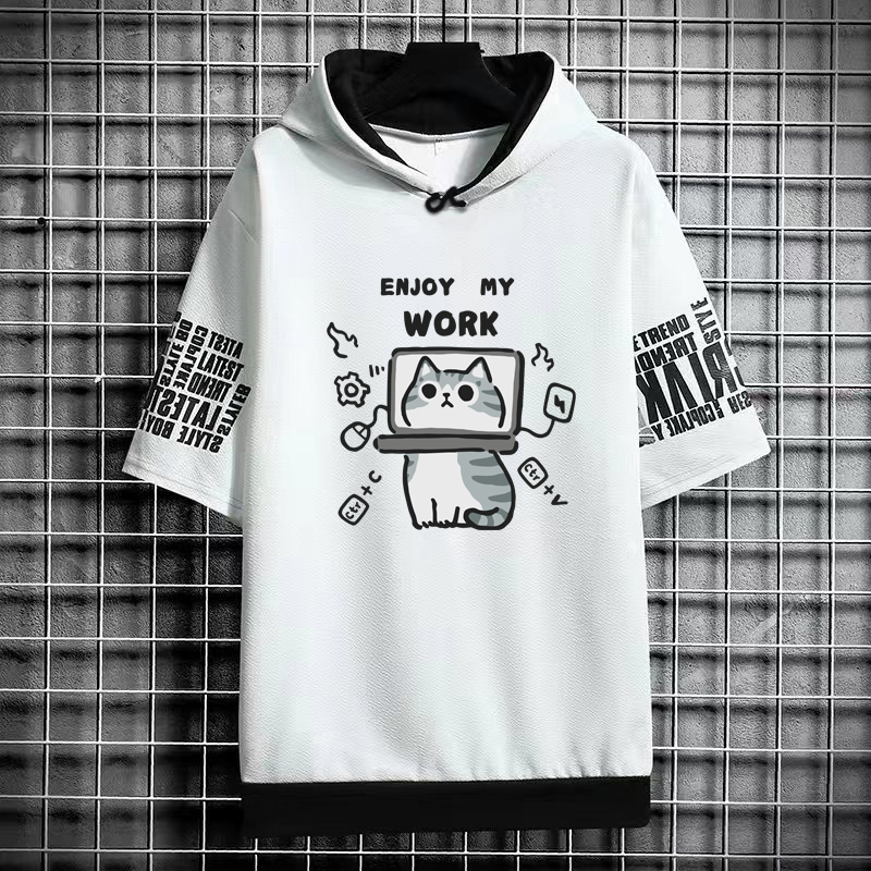 Harajuku Men's T-Shirt Hoodie  - Graphic Hoodie Streetwear recension och pris