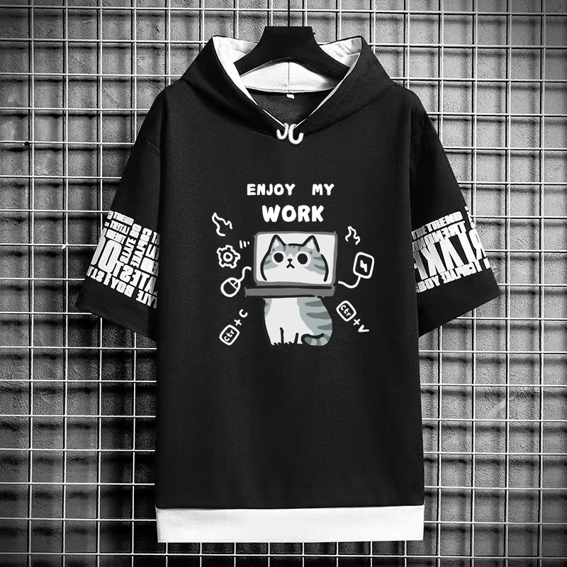 Harajuku Men's T-Shirt Hoodie  - Graphic Hoodie Streetwear recension och pris