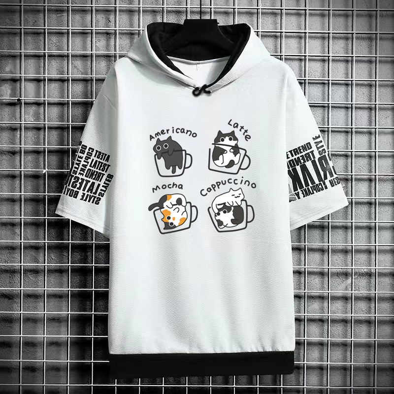 Harajuku Men's T-Shirt Hoodie  - Graphic Hoodie Streetwear recension och pris