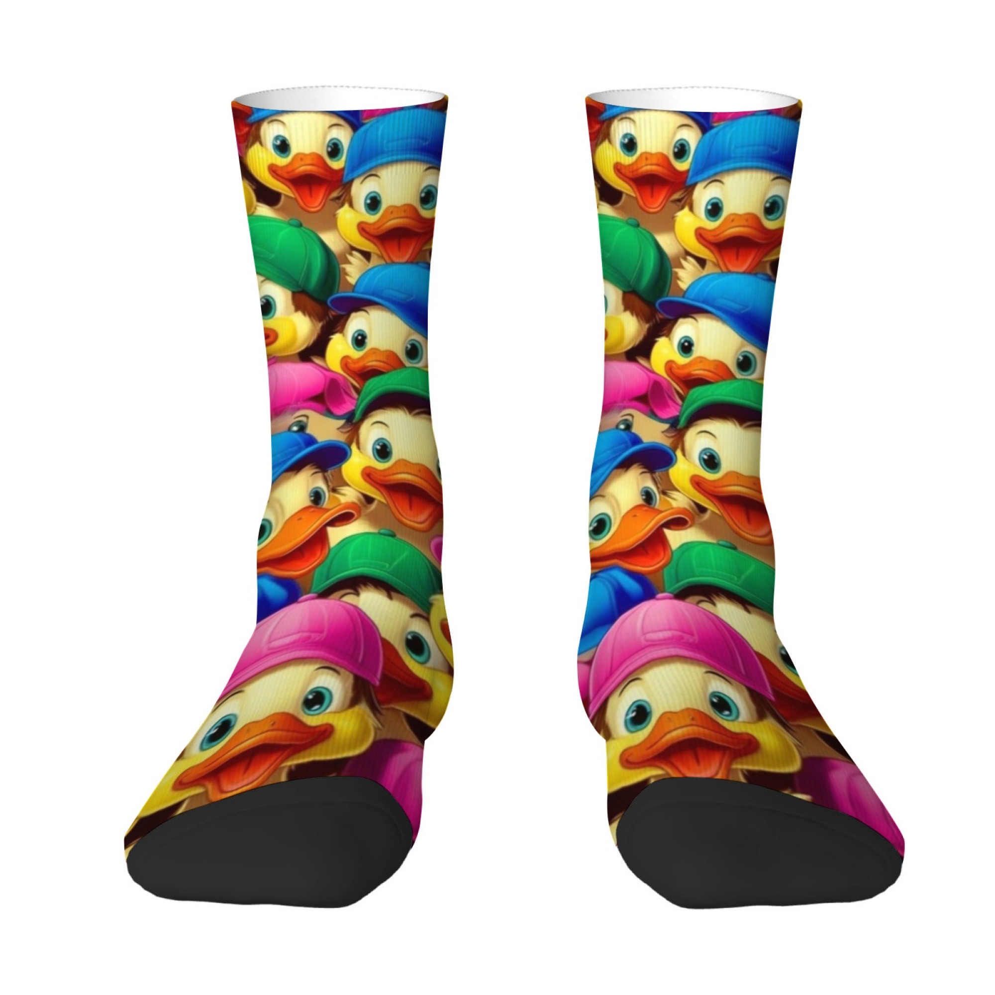 Happy Rubber Duck Socks Novelt - Street Fashion Style Youtube recension och pris