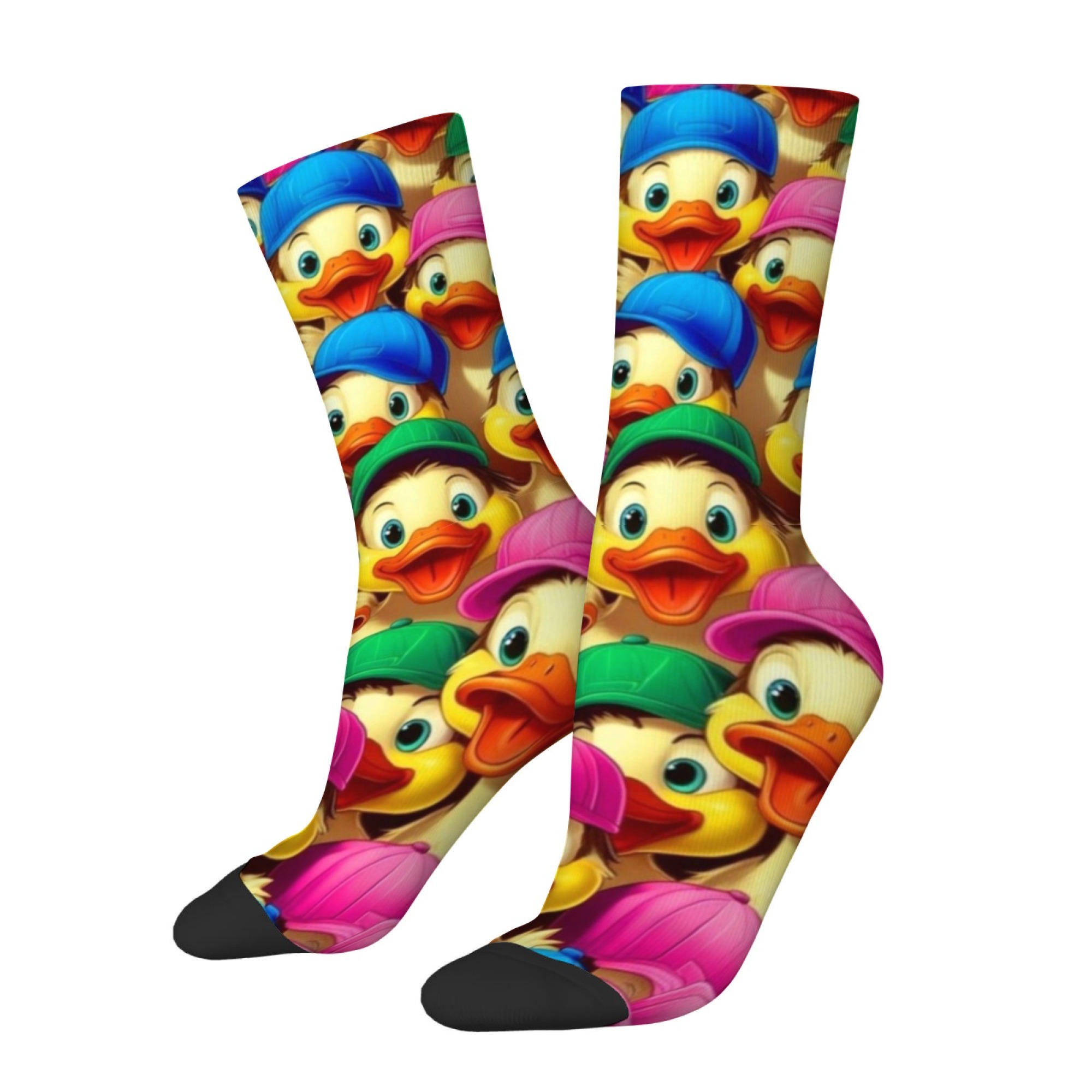 Happy Rubber Duck Socks Novelt - Street Fashion Style Youtube recension och pris