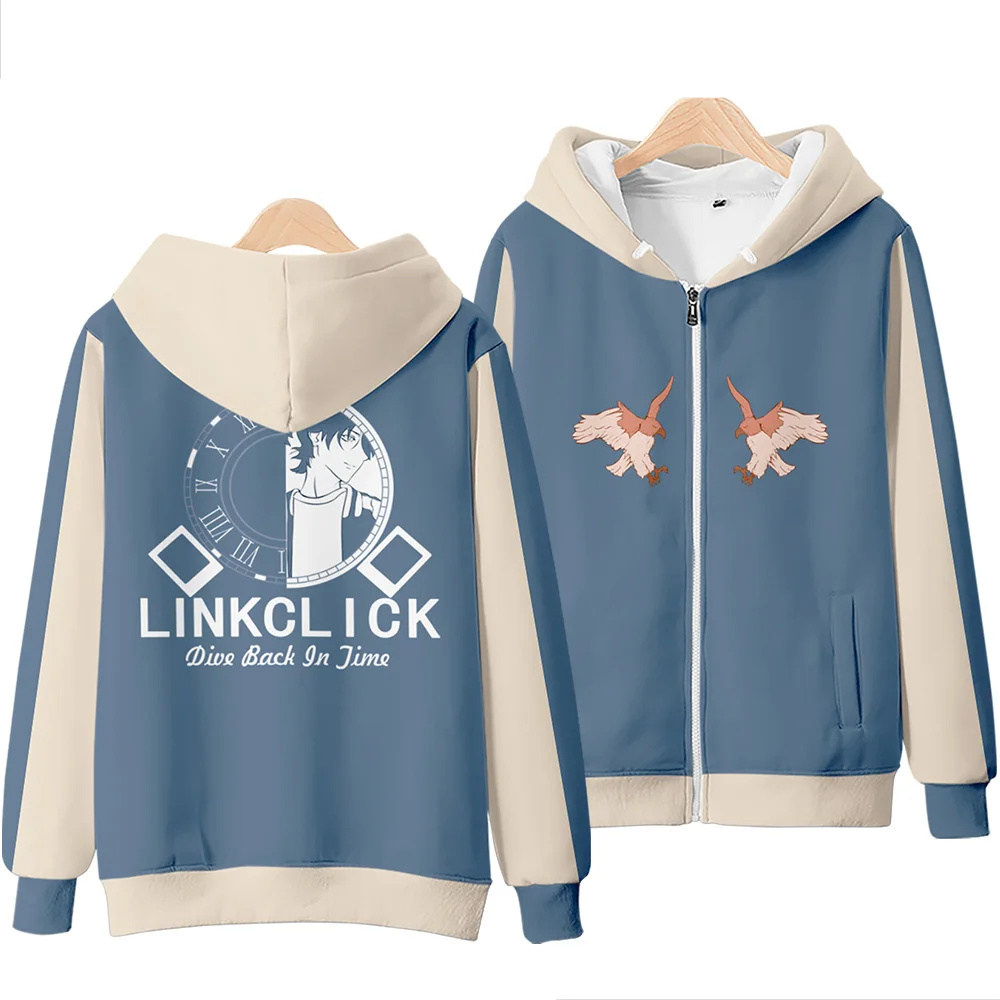 Link Click Anime Shiguang Dail - Graphic Hoodie Streetwear recension och pris