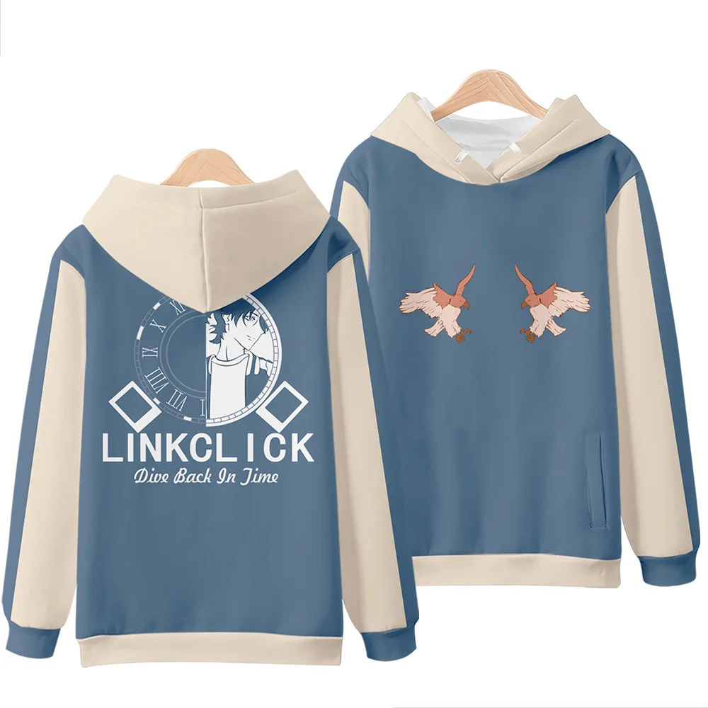 Link Click Anime Shiguang Dail - Graphic Hoodie Streetwear recension och pris