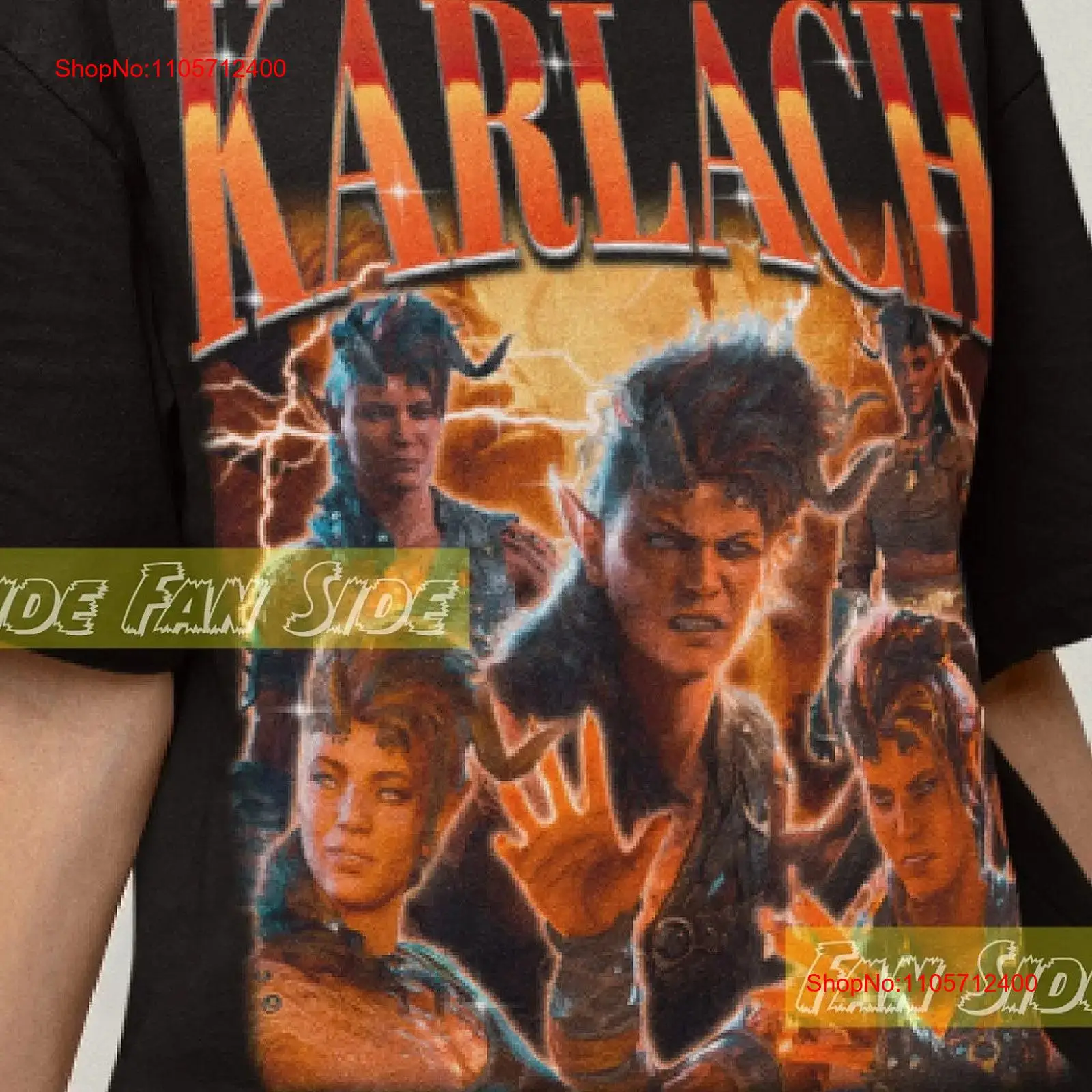 Karlach T Shirt bg3 sweater sw - Graphic Hoodie Streetwear recension och pris