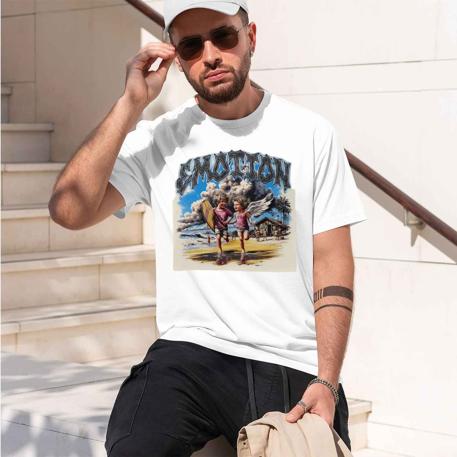Summer New Men's T-shirt with  - Street Fashion China Models recension och pris
