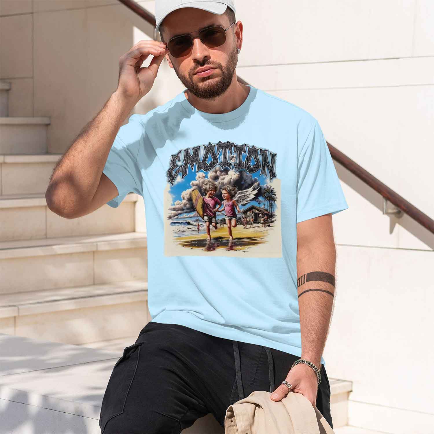 Summer New Men's T-shirt with  - Street Fashion China Models recension och pris